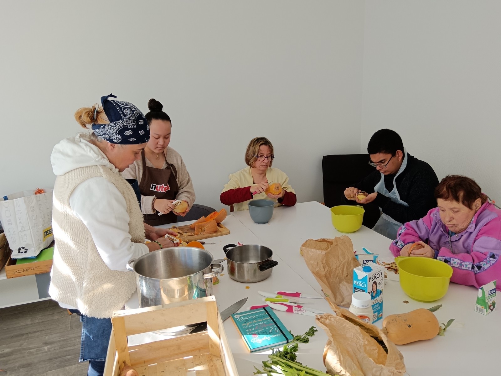 Atelier cuisine autour de la courge butternut 2 