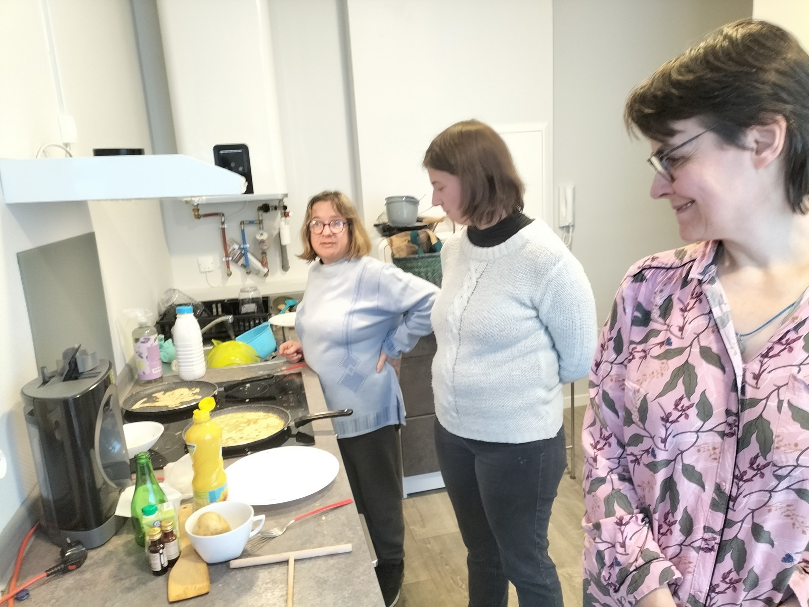 les filles à la cuisson