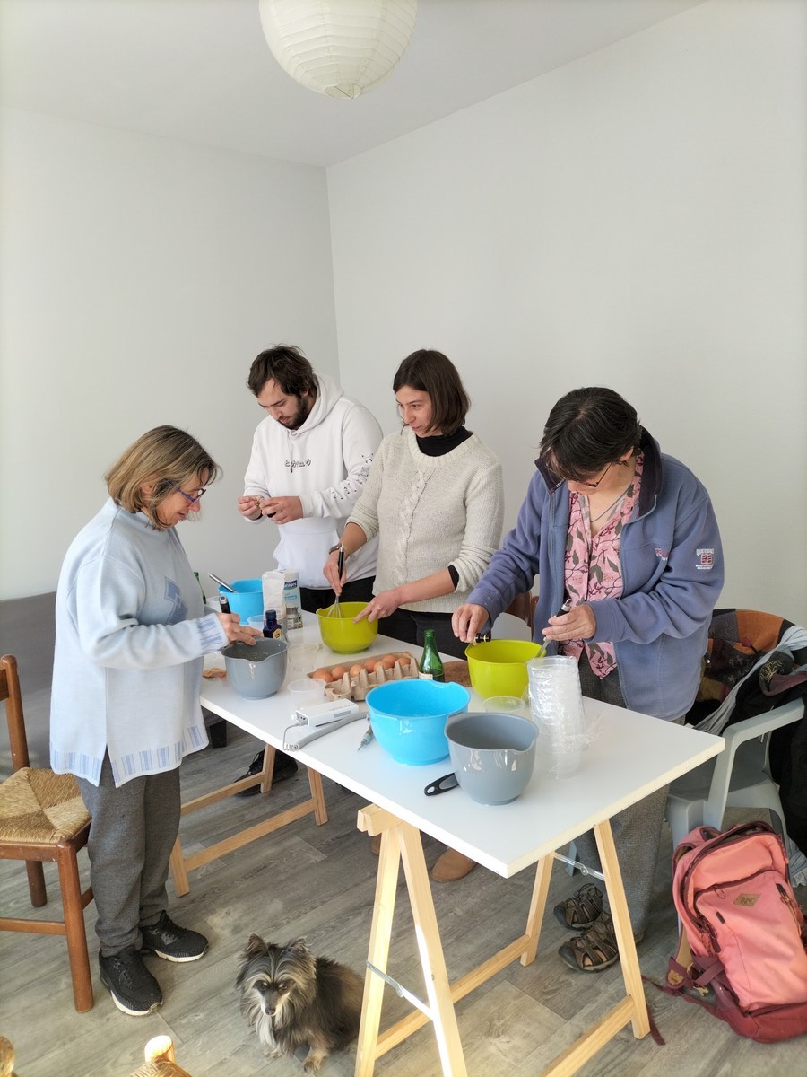 appliqués pour faire la pate