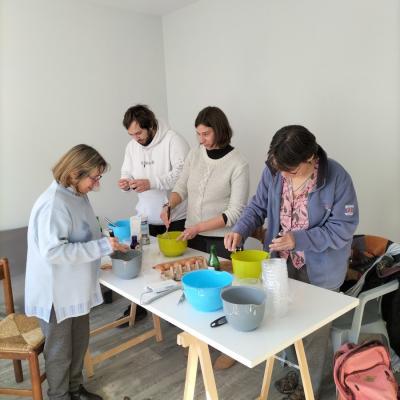 appliqués pour faire la pate