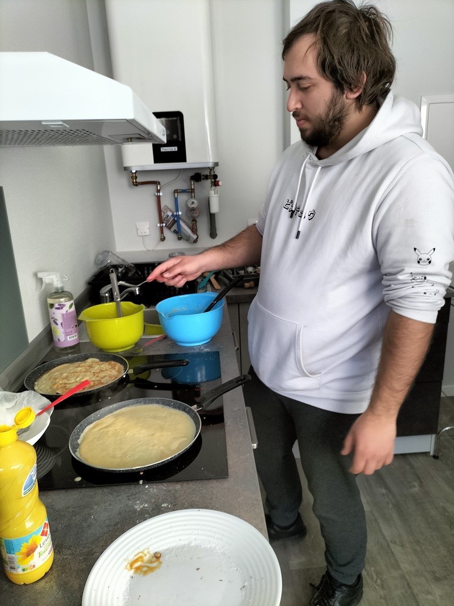 Al en pleine cuisson