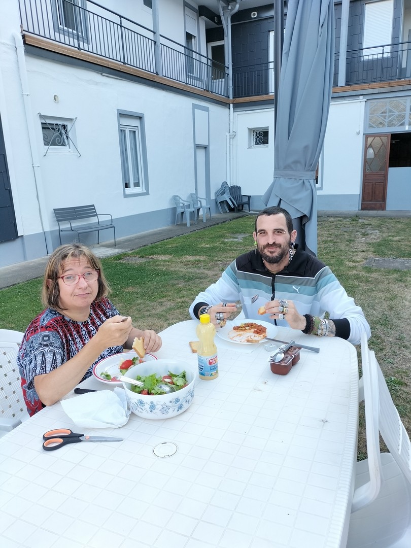 a deux, c'est plus sympa pour manger