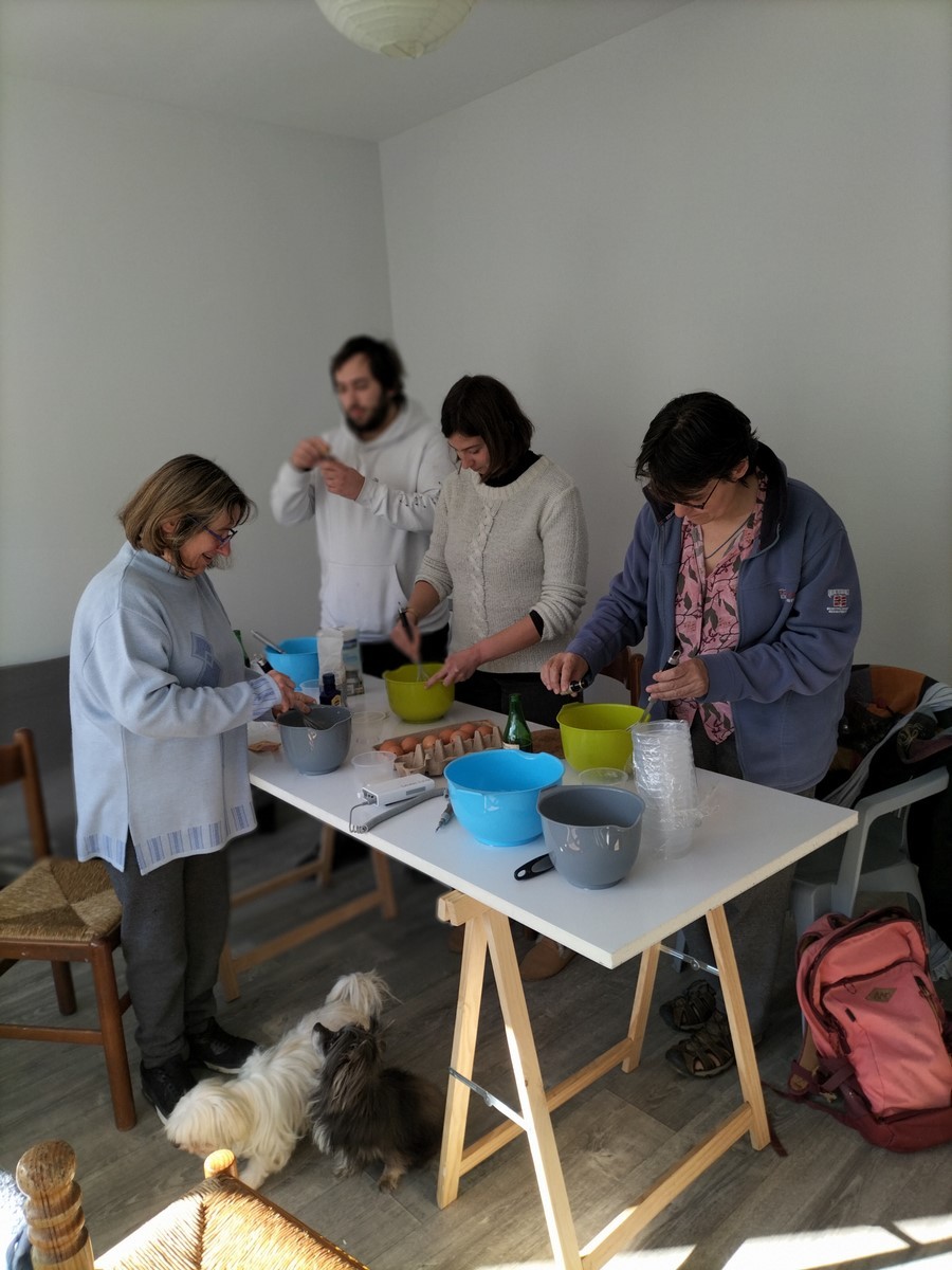 fabrication de la pâte