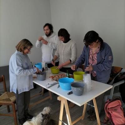 fabrication de la pâte