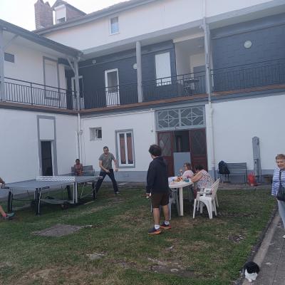 Petit tournoi de ping pong aout 6 