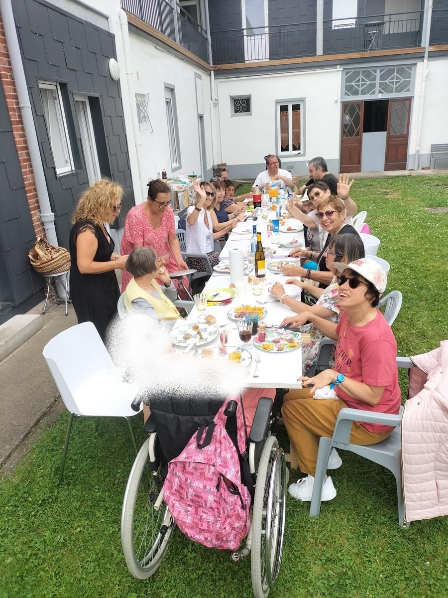 Repas partage avec apf 