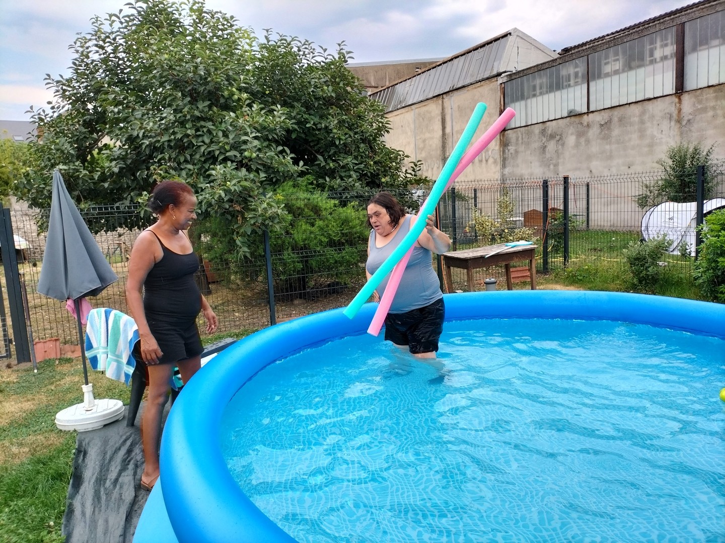 Marie-Claire se jete à l'eau !!!!